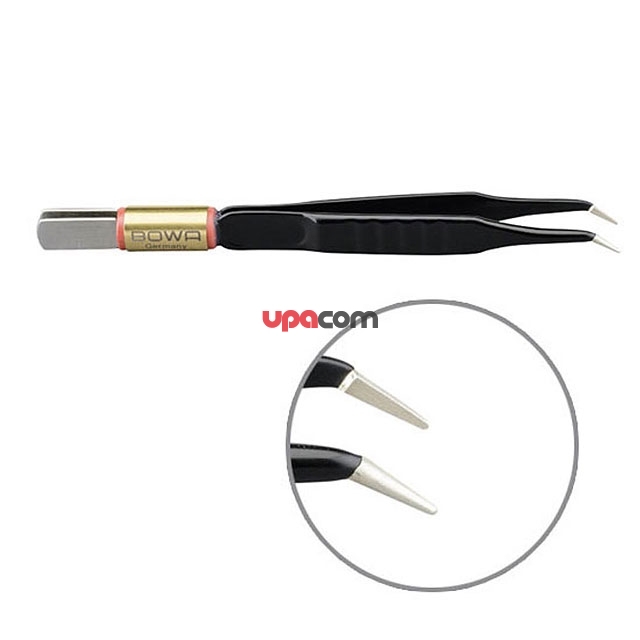 Пинцет биполярный Bowa NON-Stick-Cold изогнутый 6х0.5мм L=110мм